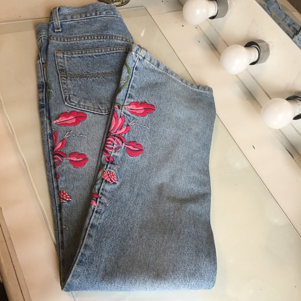 denim jeans size 5/6 express Bleus